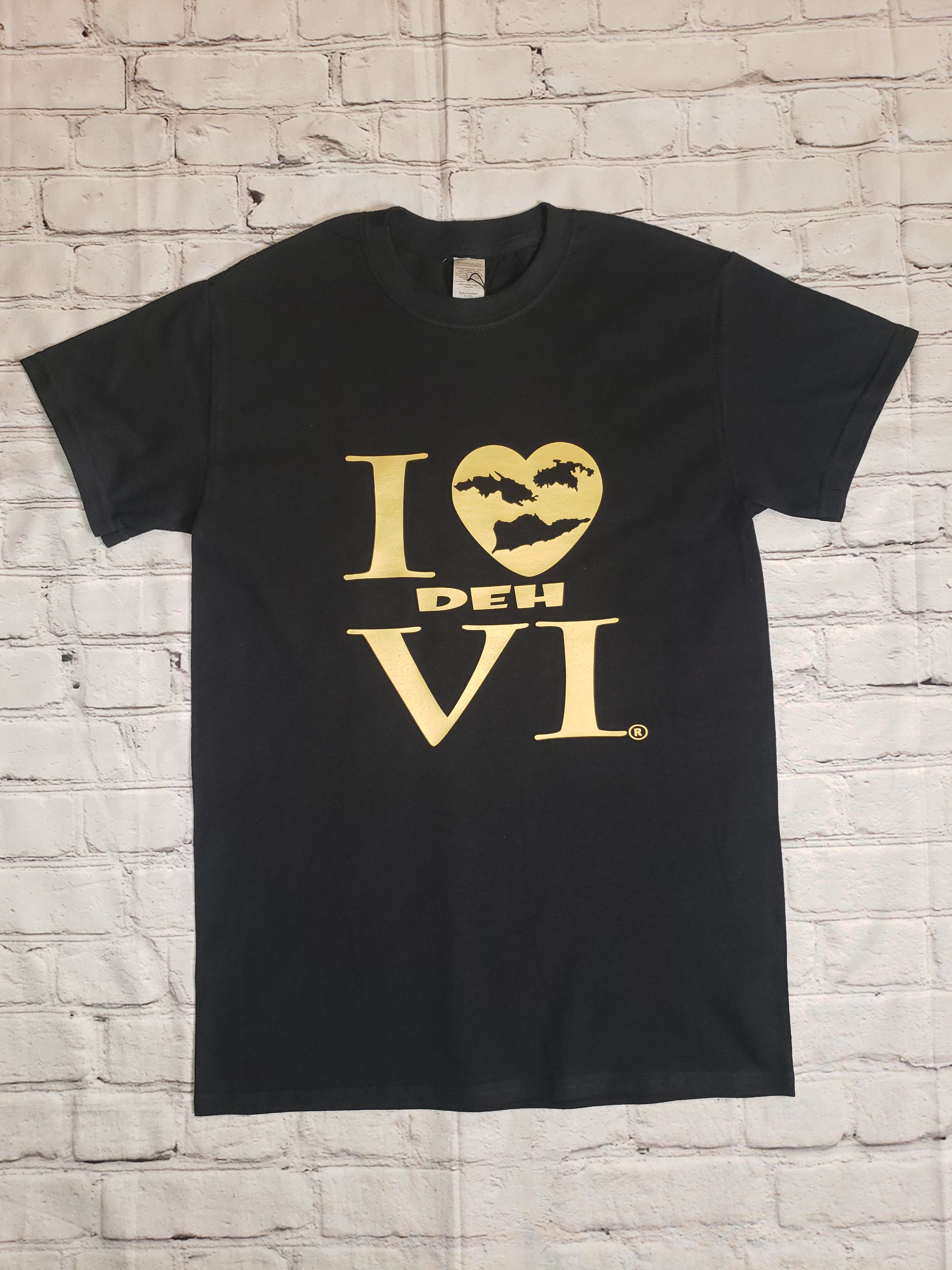 Metallic Gold on Black